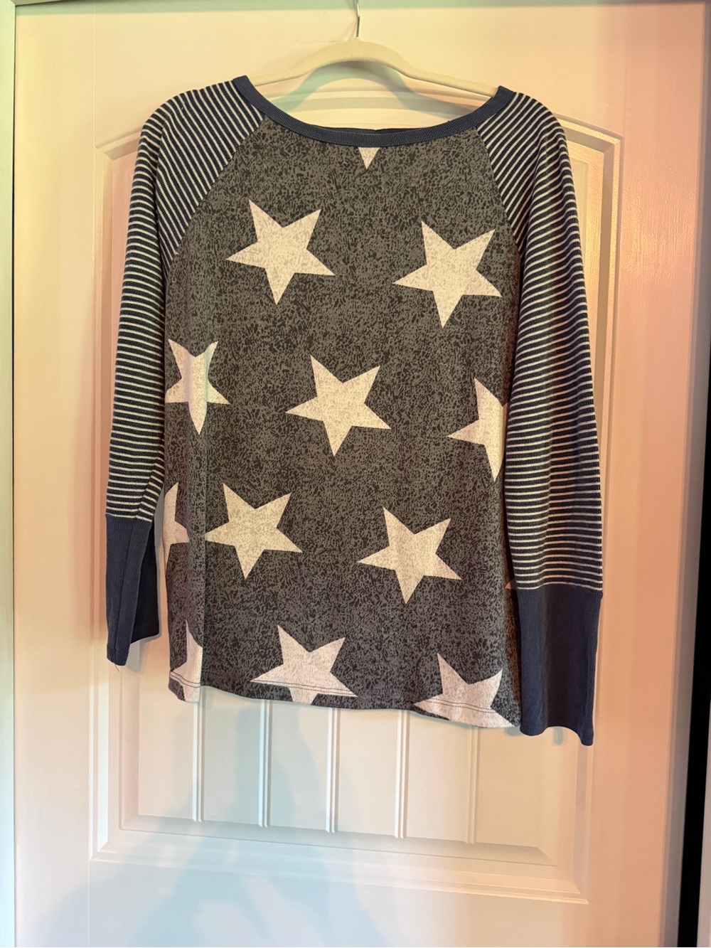 ODDIT? Navy Animal Print Top